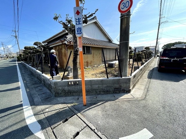 ブロック塀天端モルタル　浜松市北区 A様...
