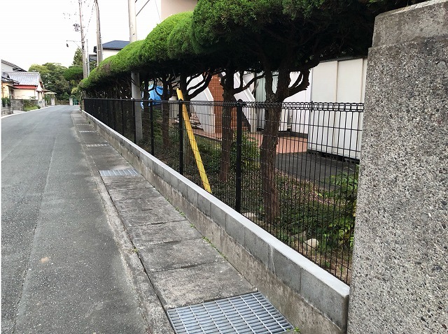 ブロック上天端モルタル金ゴテ仕上げ　浜松...