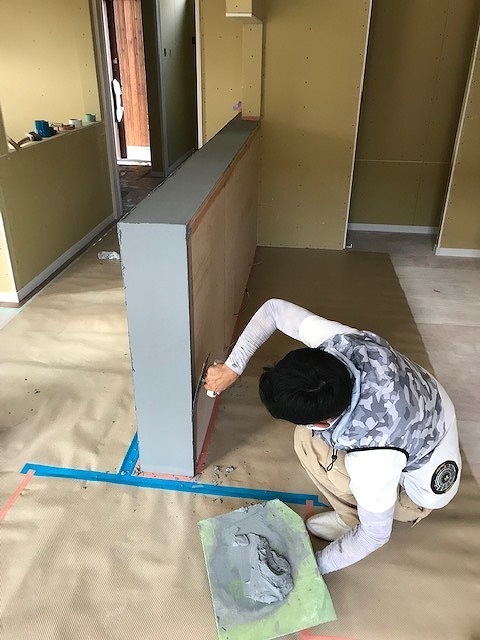 モールテックス仕上げ　浜松市南区 S様邸...