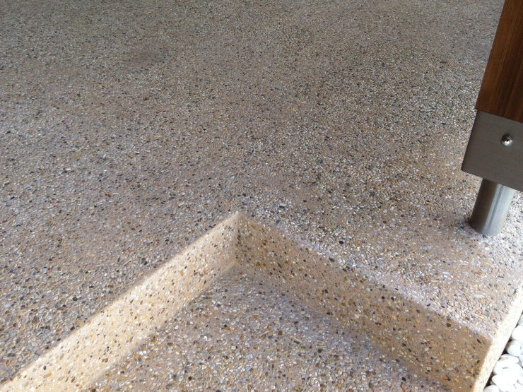 玄関ポーチの洗い出し　袋井市 Ｍ様邸 |...