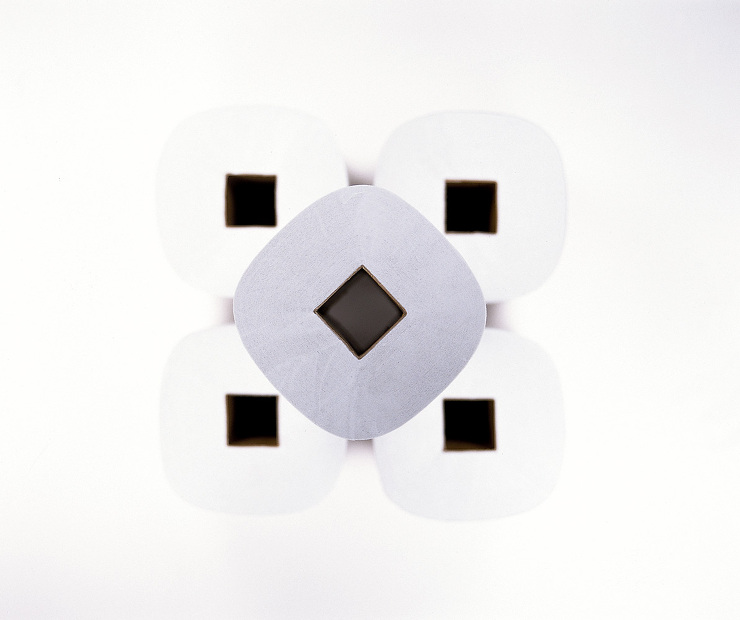 Square core toilet p...
