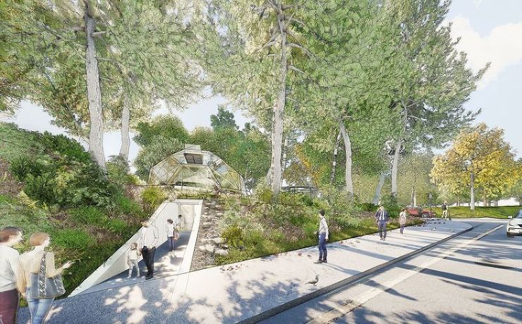 New memorial garden ...