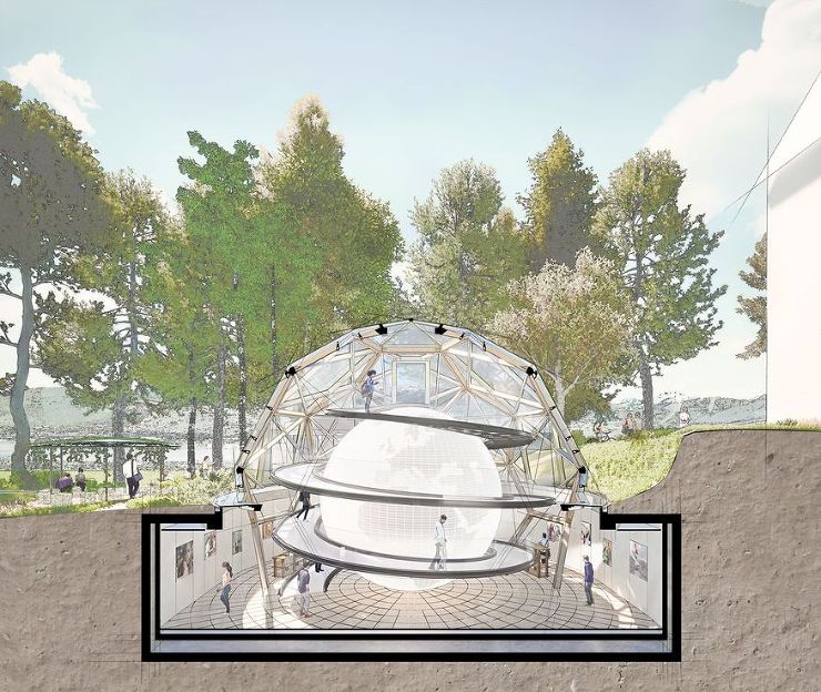 New memorial garden ...