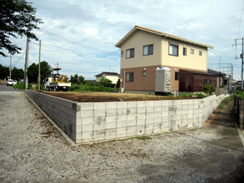 山口県土留めブロック工事