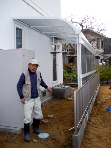 山口市　F邸　工事中 : 毎年受賞歴多数...