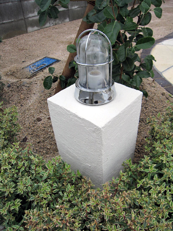 門柱灯　シルバーマリンライト