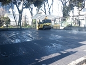 駐車場アスファルト舗装施工例１