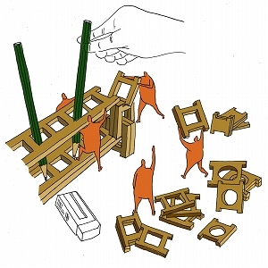 pen stand block
