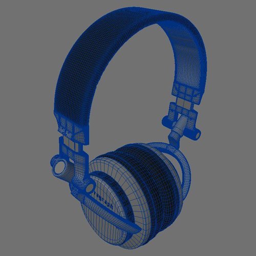 フォトリアルCG-プロダクト　ヘッドフォン　モデリング