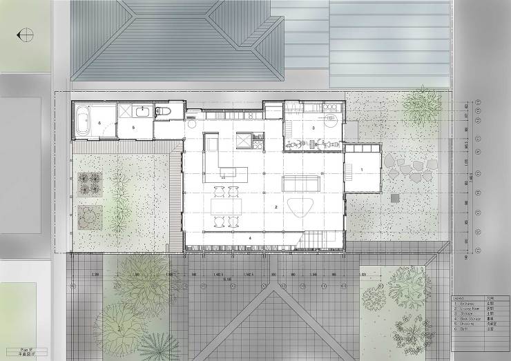 草臥の家｜平面図1F