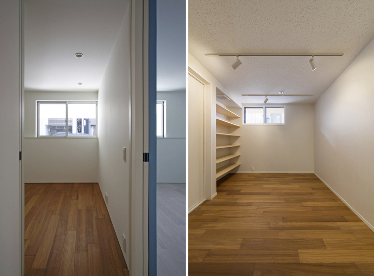 独立した二世帯が集う家