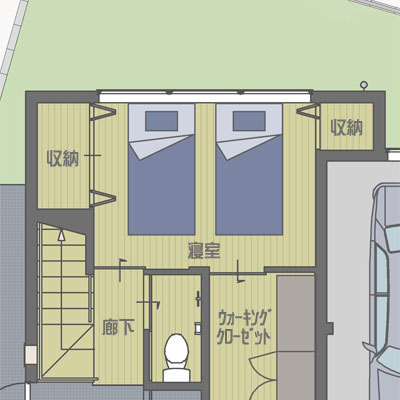 設計実例-風の回る家-ふれあいの庭