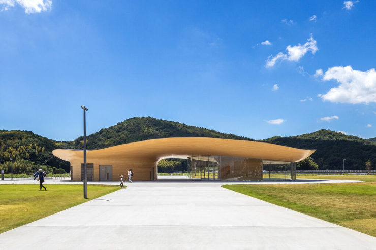 Mabi Reconstruction Disaster Prevention Park  Bamboo Gate