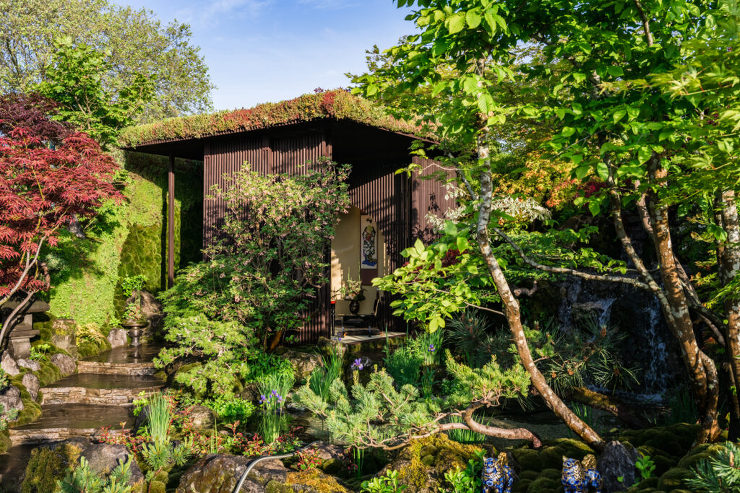 Chelsea Flower Show 2023, Biophilic Garden Tea House | � KWAN