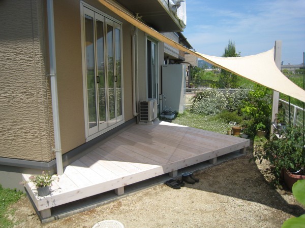 ウッドデッキ＆シェード