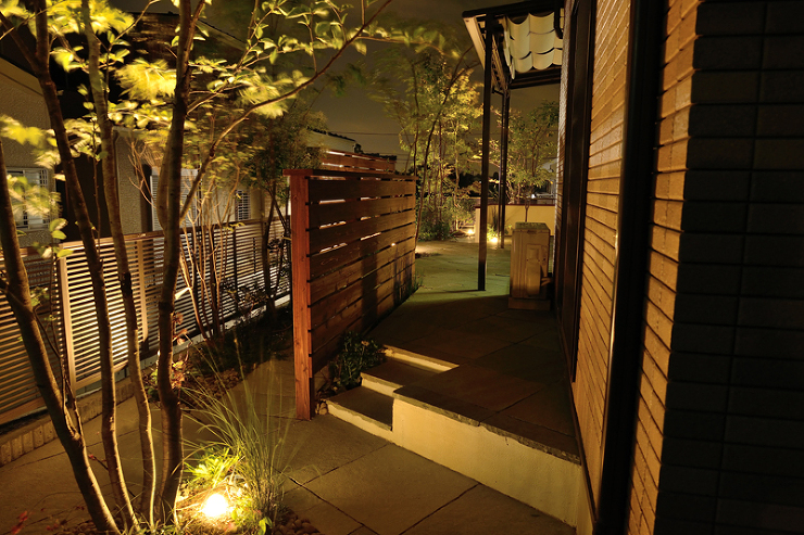 庭ライティング