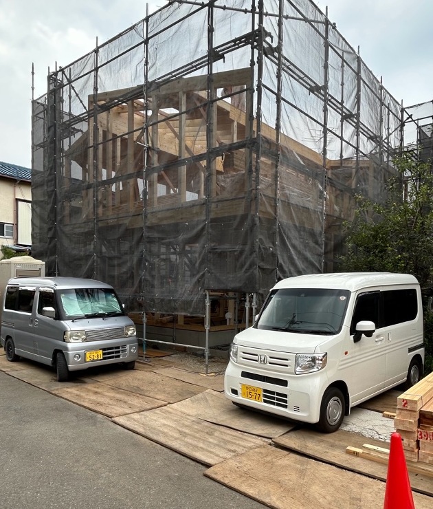 松戸新田の家上棟 株式会社 神成建築計画...