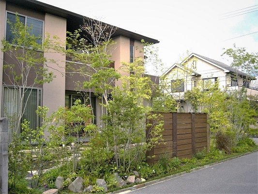 京田辺市T邸 北摂 庭づくり 雑木と野草...