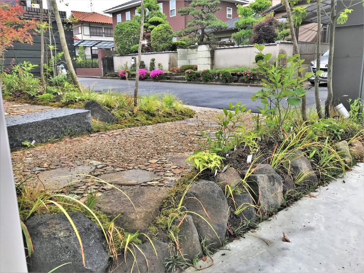 生駒市N邸 北摂 庭づくり 雑木と野草｜...