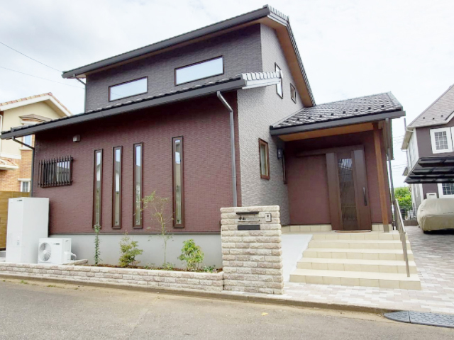 モダン和風のオープン外構施工例　つくば市...