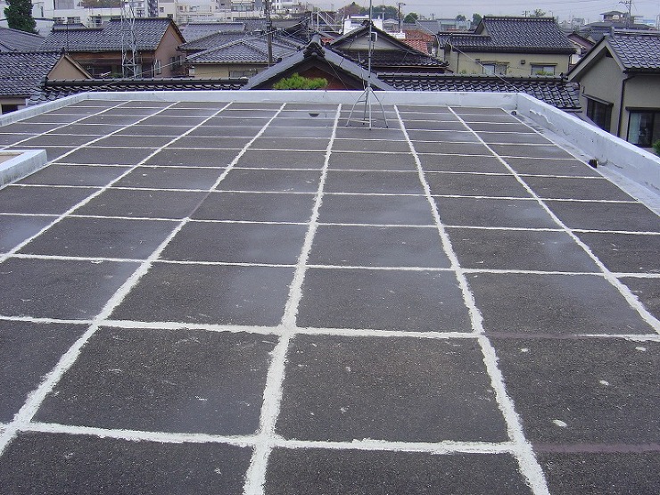 金沢市内Ｋ邸屋上防水改修工事 - 防水工...