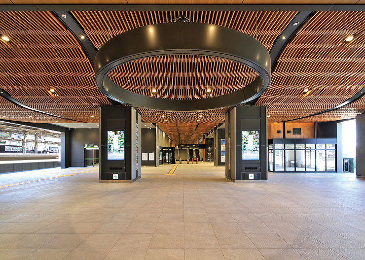 JR Matsuyama Station...