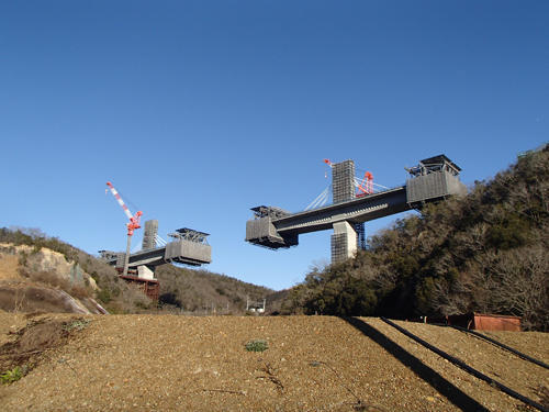 新名神高速道路　生野大橋 | 大成建設株...