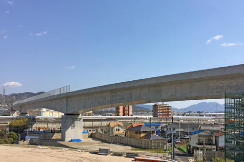 広島高速５号線　矢賀跨線橋 | 大成建設...