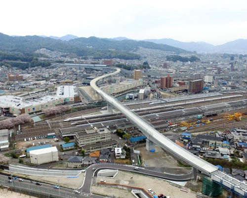 広島高速５号線　矢賀跨線橋 | 大成建設...