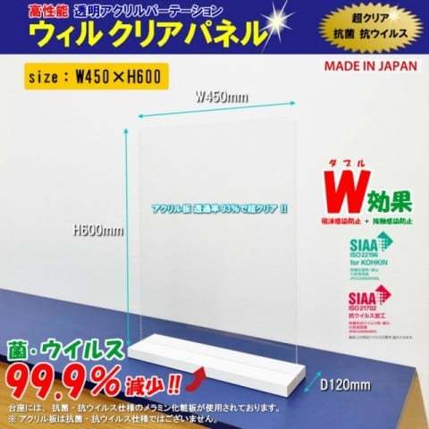 ウィルクリアパネル　450×600