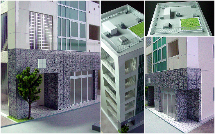 建築模型・商業ビル