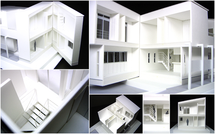 住宅模型・白間取模型・ホワイト模型・スタ...