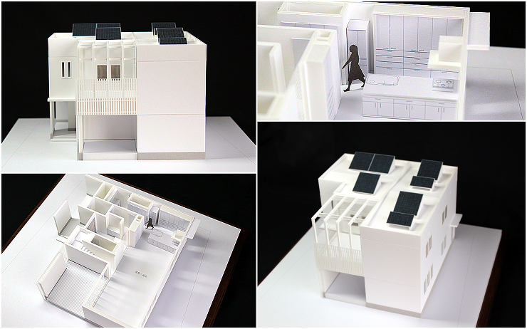住宅模型・白間取模型