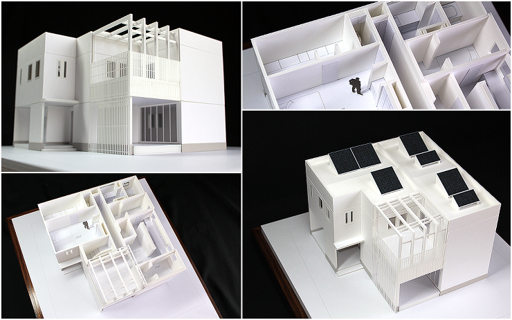 住宅模型・白間取模型