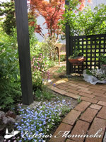 植栽施工例 岩手県紫波郡