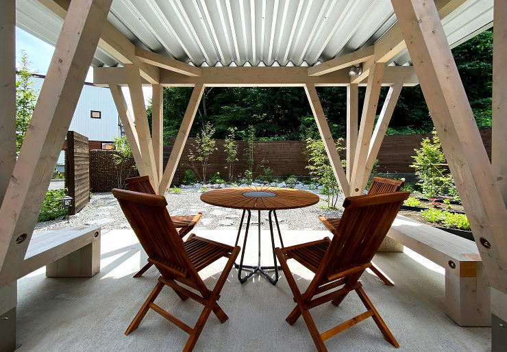 Gazebo of trees