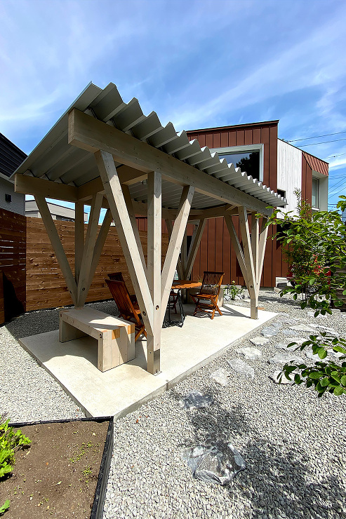 木立の東屋 | 富谷洋介建築設計【北海道...