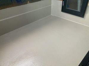 田原本町2階建て新築　１５年保証のベランダ防水工事