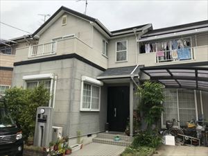 奈良市　一軒家　築年数23年　経年劣化　コーキングが劣化