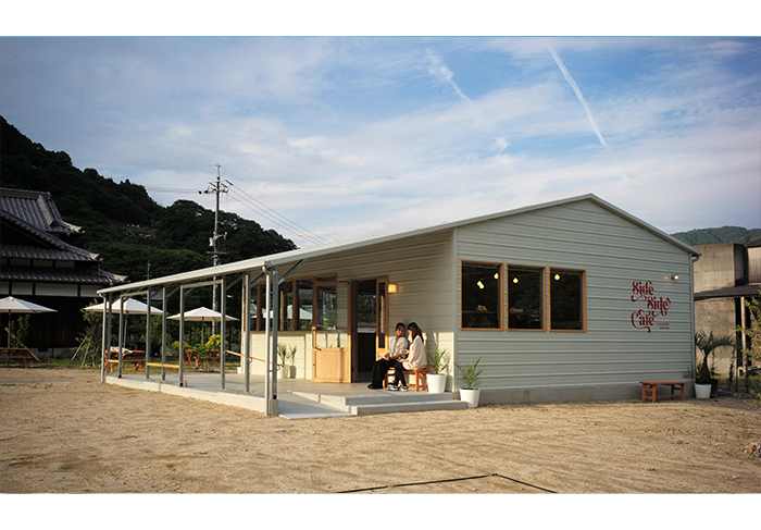 広島 呉下蒲刈島 カフェ　観光農園　ブルーベリーファーム呉　サイド サイド カフェ