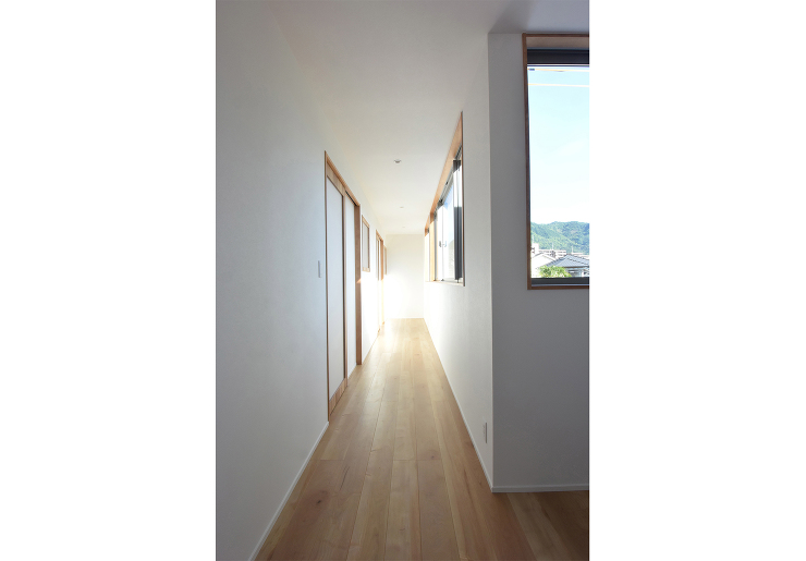 house S L字型の家