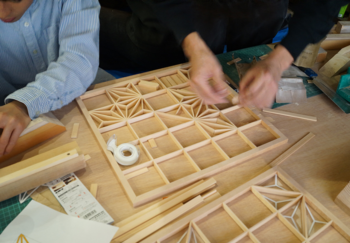 広島大学 スマート町屋プロジェクト 組子Workshop