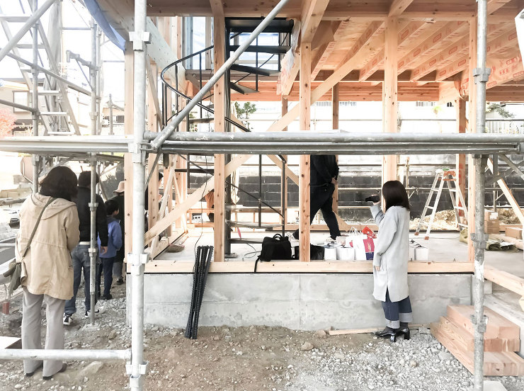 川西市の家 上棟式｜奥和田健建築設計事務所