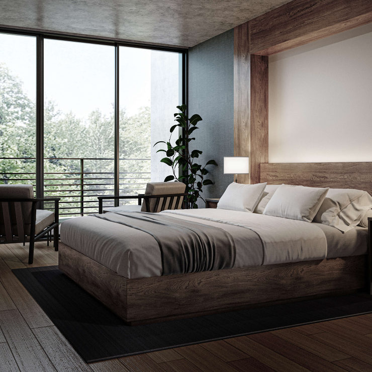 広告用CGパース制作：住宅・不動産事例 Casual Hotel 制作パース事例 図面05