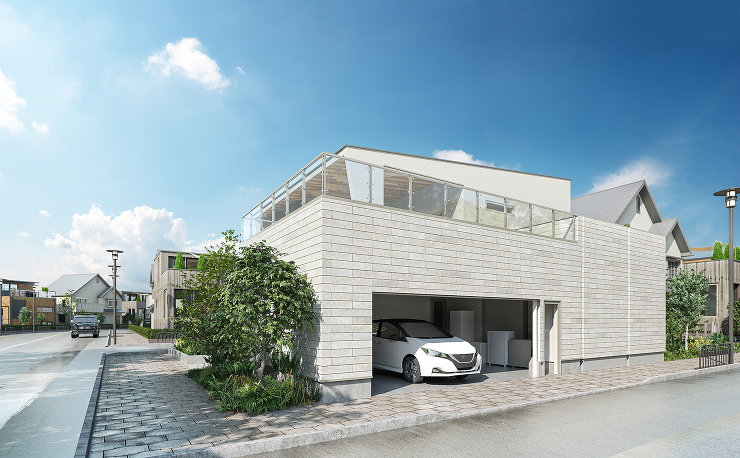 広告用CGパース制作：住宅・不動産事例 House CGパース・建築パース 制作実績 メインビジュアル