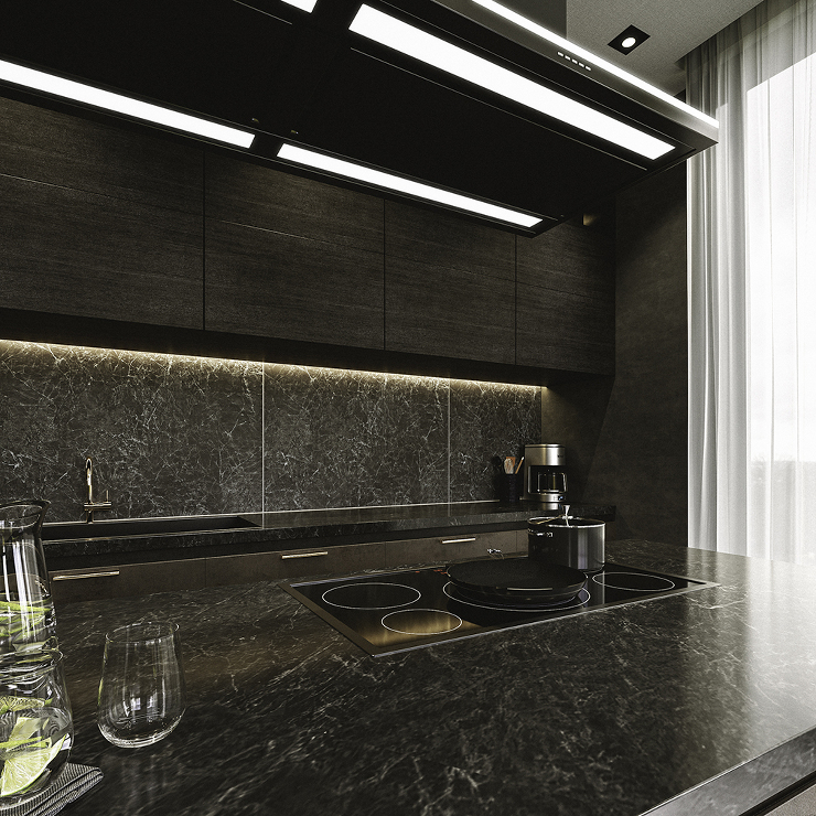 カタログ用CGパース制作：プロダクト事例 System kitchen CGパース・建築パース 制作実績 メインビジュアル
