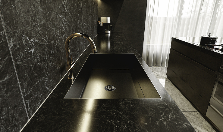 カタログ用CGパース制作：プロダクト事例 System kitchen CGパース・建築パース 制作実績 図面06