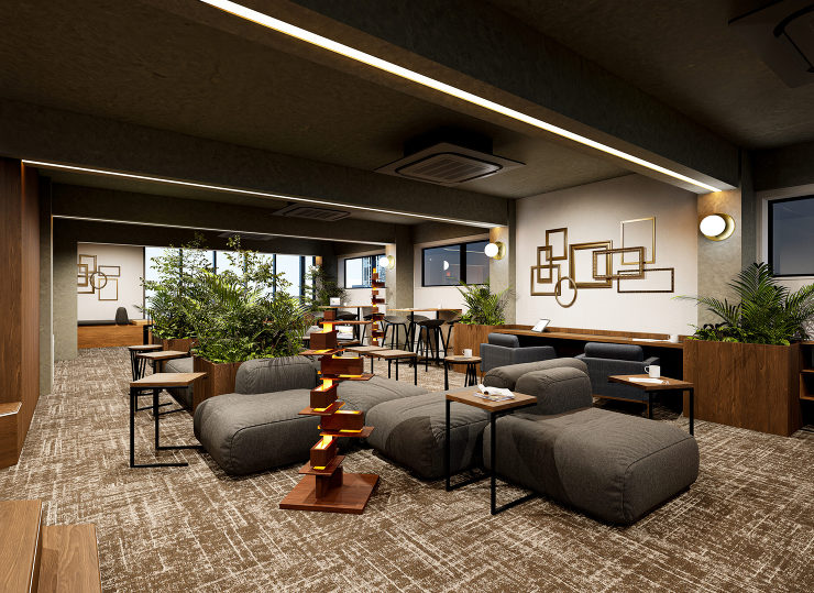 広告用CGパース&動画制作：住宅・不動産、オフィス事例<br />
 CADRE tamachi CGパース 制作実績 図面08