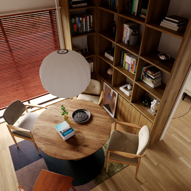 広告用CGパース制作：住宅・不動産事例 エンクレスト博多BRIGHT（福岡） CGパース・建築パース 制作実績 図面08