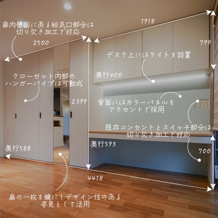 壁面収納の施工事例一覧│オーダー家具専門...